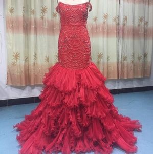 Custom made pageant/prom dress